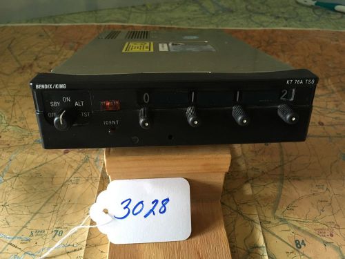 Bendix/king kt 76a atc transponder  with 8130 p/n 066-1062-10 (3028)