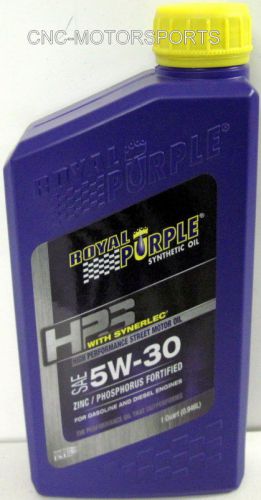 31530 royal purple 5w30 hps synthetic racing engine motor oil, 6 quarts