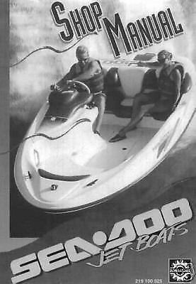 1995 seadoo speedster sportster boat bombardier shop service repair manual 95 cd