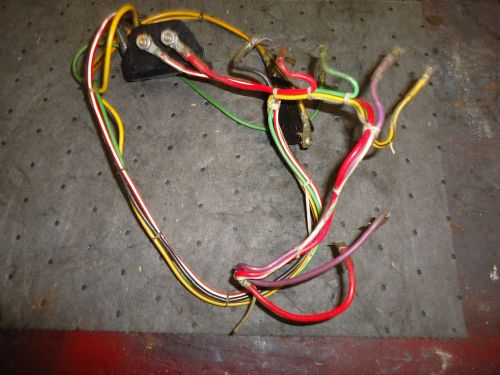 Force outboard 85hp 3 cylinder engine wiring harness with circut braker f653744