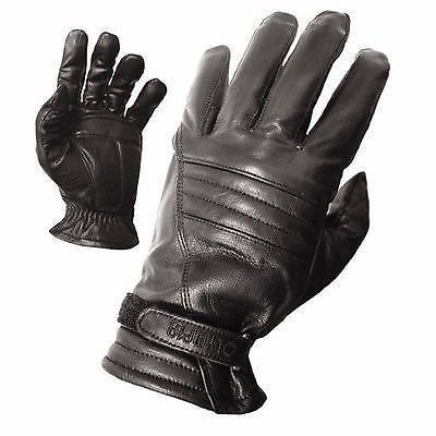 Olympia 400 mens leather gel black classic riding gloves x-small xs new glove