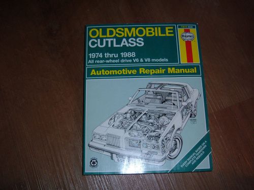 1974 thru 1988 oldsmobile cutlass repair manual