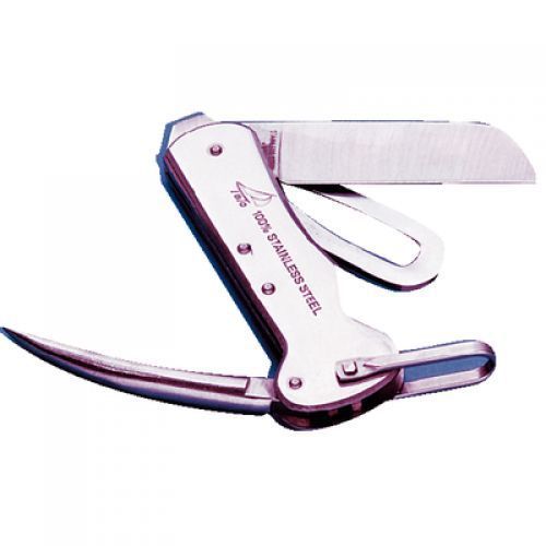 Davis #1551 - stainless steel rigging knife - deluxe
