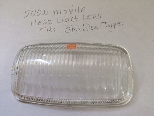Ski doo type headlight lens