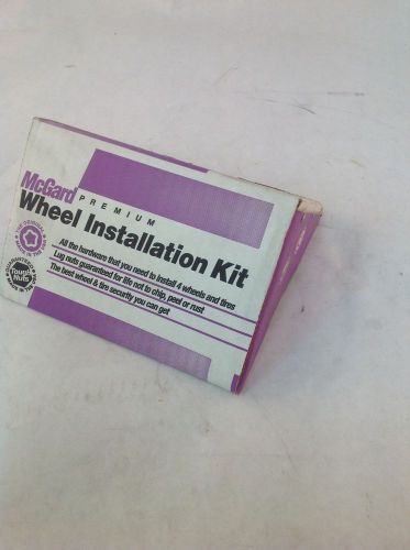 Mcgard 84557 chrome cone seat wheel installation kit m12 x 1.5 thread size