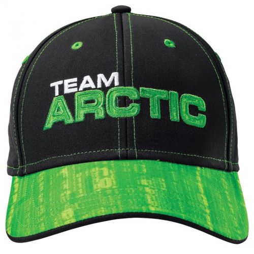 Arctic cat team arctic race embroidered performance cap - black green - 5263-135