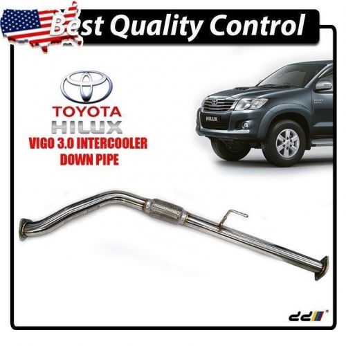 Hilux sr5 d4d 3.0l turbodiesel intercooler stainless steel 1kd exhaust down pipe