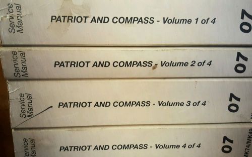 2007 jeep patriot and compass service manuals