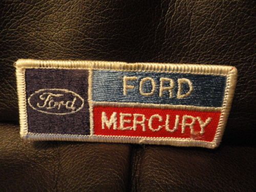 Ford mercury patch - vintage - new - original - auto - 3 1/2 x 1 1/2