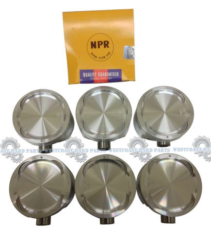 98-02 acura slx isuzu axiom trooper 3.5 6ve1 dohc 24v pistons w/ rings kit