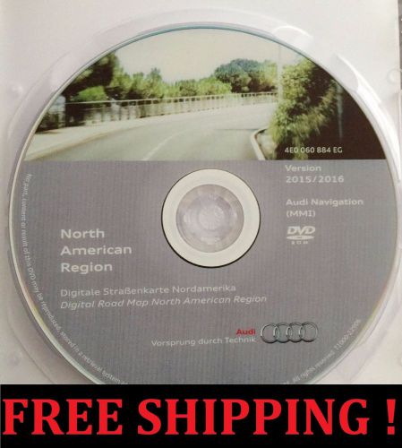 Audi 2g north america dvd 2015-2016 navigation dvd maps 4e0 060 884 eg
