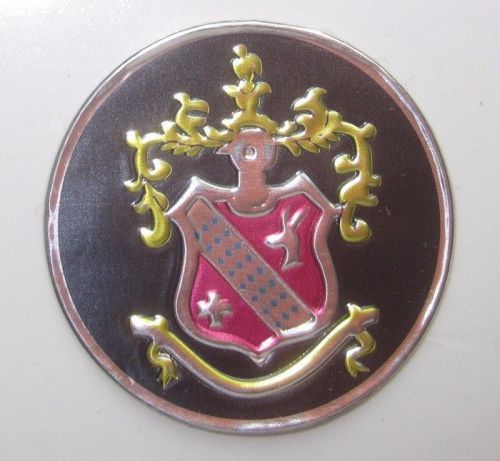 1955-1960 buick tissue box emblem. seat belt emblem. etc. sticker. tbe550