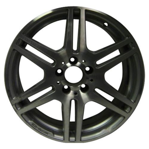 Oem reman 18x8.5 alloy wheel bright sparkle silver pntd with machined face-85126