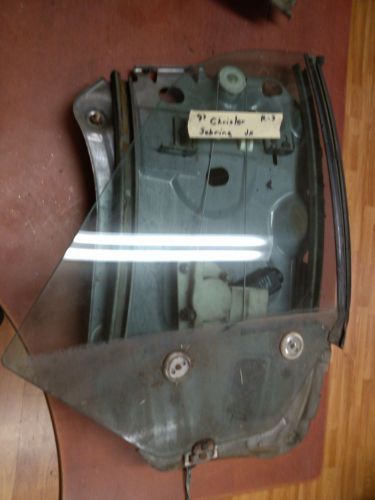 Oem 1997 sebring jx convertible qtr window glass motor regulator rh passenger