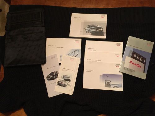 2006 audi owner&#039;s manual and other oem materials
