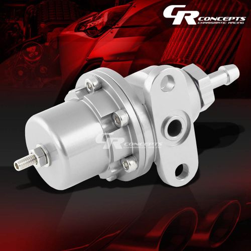 Purchase FOR HONDA ACURA B16 B18 F20 SILVER JDM ADJUSTABLE BILLET FUEL