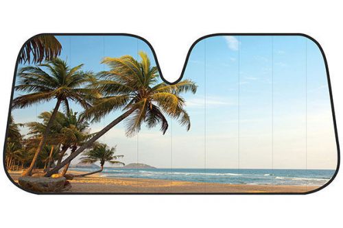 4 cool beach baby blue auto windshield car sun visor shade uv block 60 x 130cm