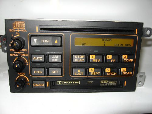 92/93 corvette bose gold am/fm cassette//cd player  &gt;&gt;fully functional&lt;&lt;