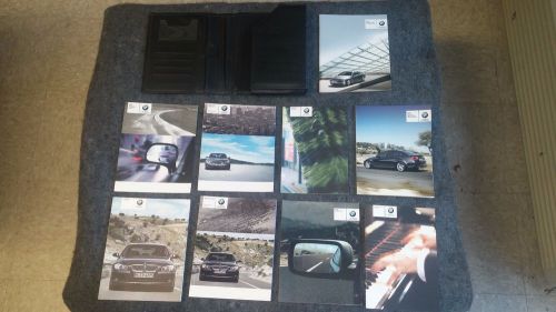 2007 bmw 3 series owners manual/books &amp; leather case