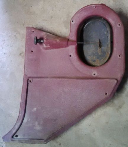 Drivers side kick vent panel 76 chevy gmc pickup burgundy