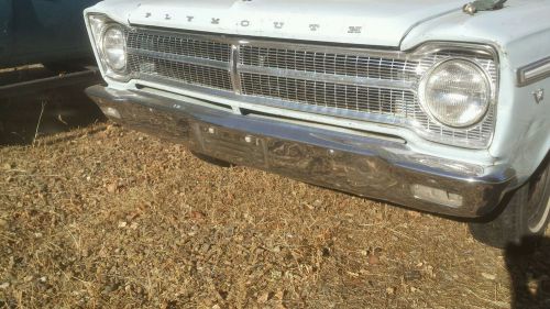 1965 plymouth  belvedere satellite fury? front bumper