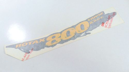 1999 genuine ski-doo mach z 800 upper side rotax 800 nos oem lh decal 415127637