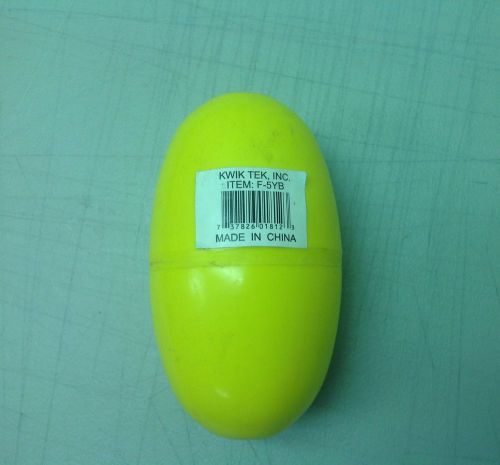 Kwik tek inc yellow 3in x 5in float buoy