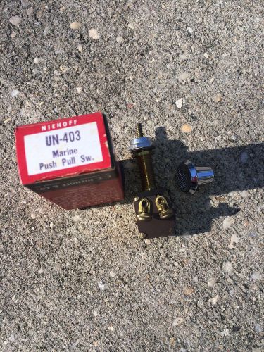 Niehoff un-403 marine push pull on off switch