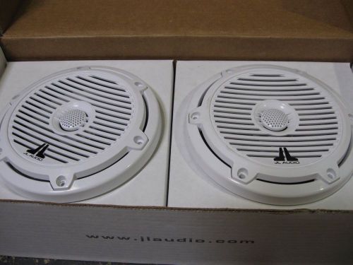 Jl audio m650-ccx-cg-wh 6-1/2&#034; marine speakers with white &#034;classic grilles&#034;