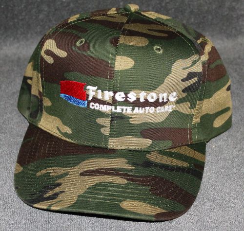 Nwot firestone complete auto care camouflage hat baseball cap