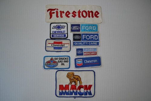 Lot of vintage car racing patches