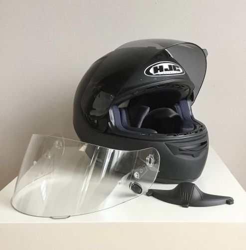 Hjc full face motorcycle helmet matte black