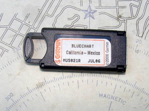 Garmin bluechart mus021r gps chartplotter data card-sf-calif to mexico inc baja-