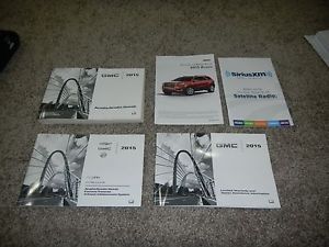 2015 gmc acadia owners manual set with free shipping