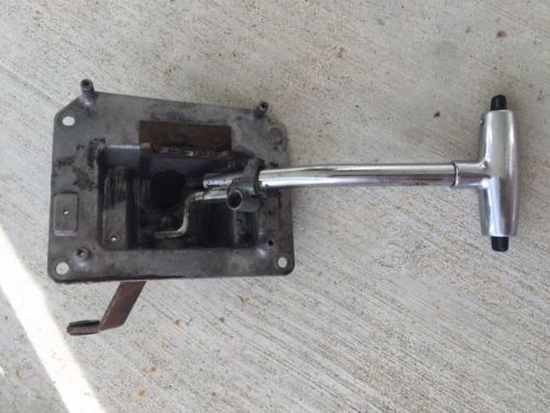 1969-1970 mustang t shifter with housing and shift selector