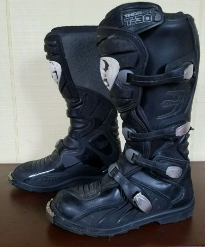 Thor quad motocross motorcycle mx ratchet boots mens size 9 t 30 gently used