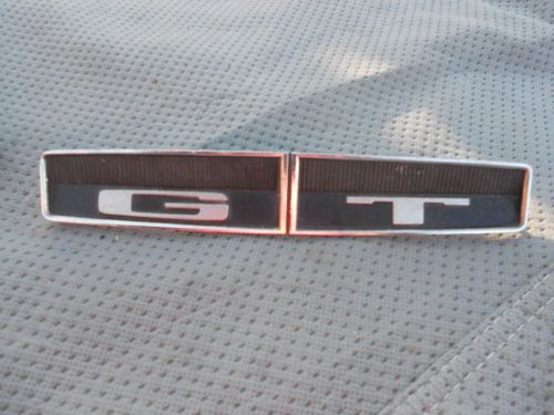 1969 dodge dart gt door badge (interior)