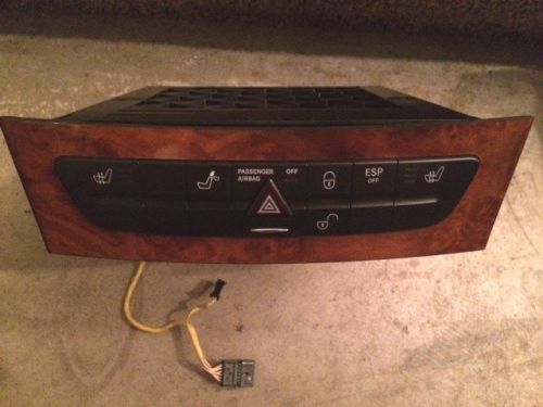 Mercedes benz w211 cd changer unit rare lock switch wood heated e320 e500 e55