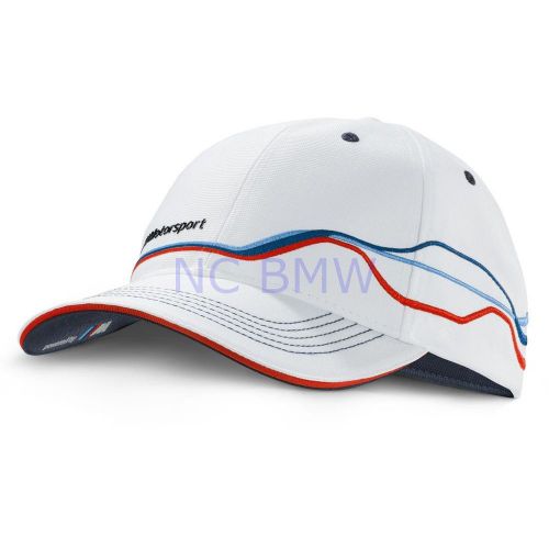 Bmw genuine life style motorsport fan contemporary white hat cap