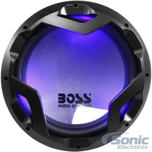 Boss pd12led 800w rms 12&#034; dual 4 ohm car subwoofer with led illumination