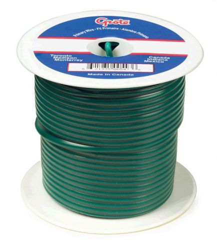 Gro89-6006 grote general purpose thermo plastic wire, l: 25&#039; , 12 ga., green