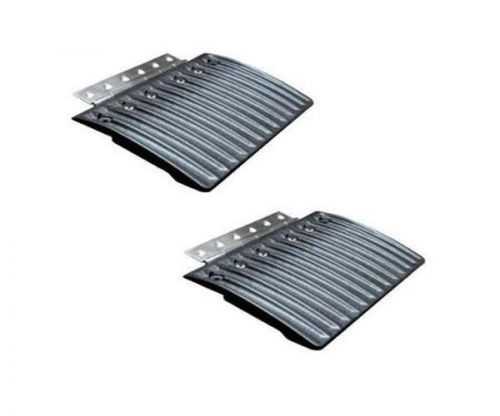 4 pc caliber edge glides snowmobile atv trailer hinged ramp loading ramps