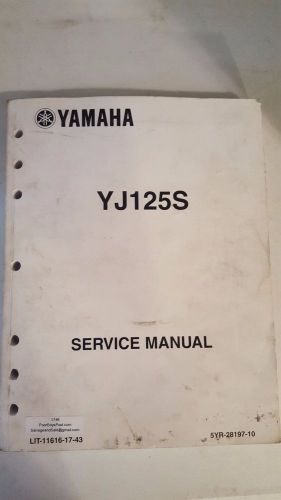 2004 yamaha yj125s service manual lit-11616-17-43