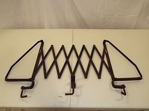 Model t or a era, accordion/scissors style running board luggage rack