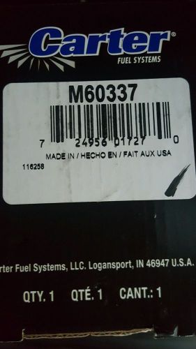 Carter fuel pump m60337 mercruiser volvo penta marine all 2.5l 181 3.0l 95-01