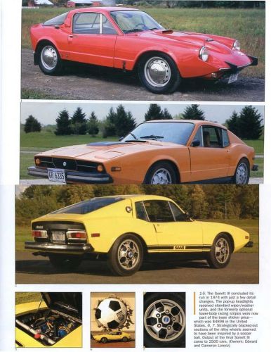 1967 1969 1970 1972- 1974 saab sonnett 10 pg color article