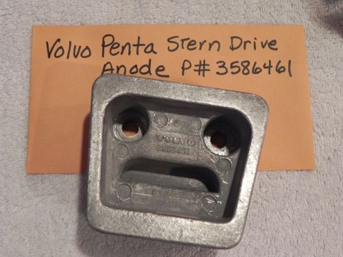 Volvo penta stern drive zinc anode p# 3586461 factory oem part