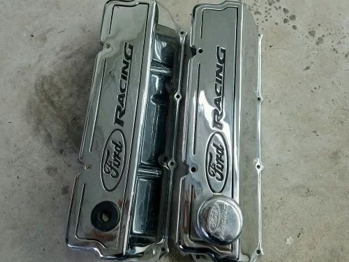 Ford racing polished aluminim valve covers