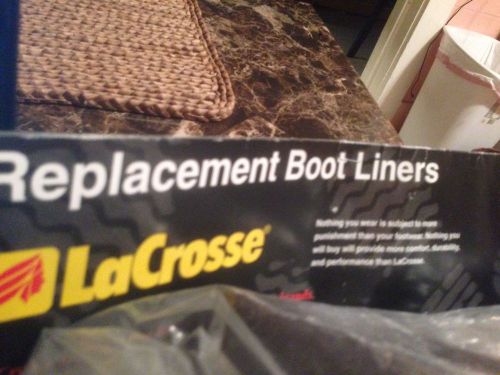 Replacement boot liners lacrosse size 8 mens new/ in plastic
