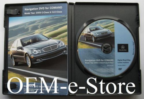 2005 mercedes benz clk320 clk500 clk55 amg coupe convertible navigation dvd map